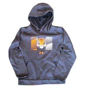 Under Armour Dark Grey Tiger Hoodie, YLG